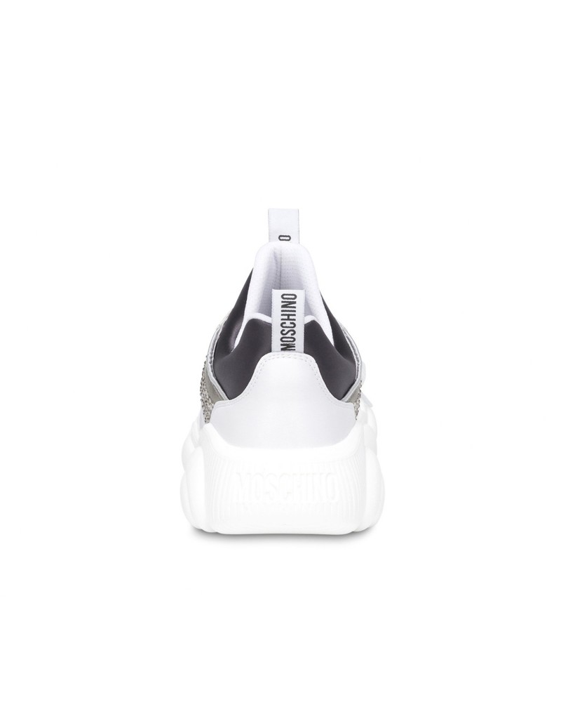 Srebrne buty sportowe damskie