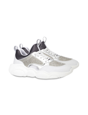Srebrne buty sportowe damskie