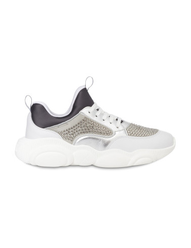 Srebrne buty sportowe damskie