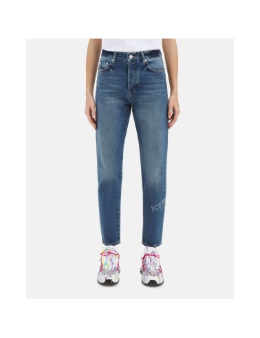 Niebieskie jeansy damskie