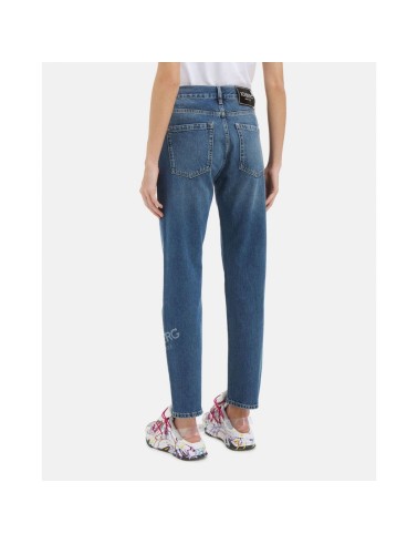 Niebieskie jeansy damskie
