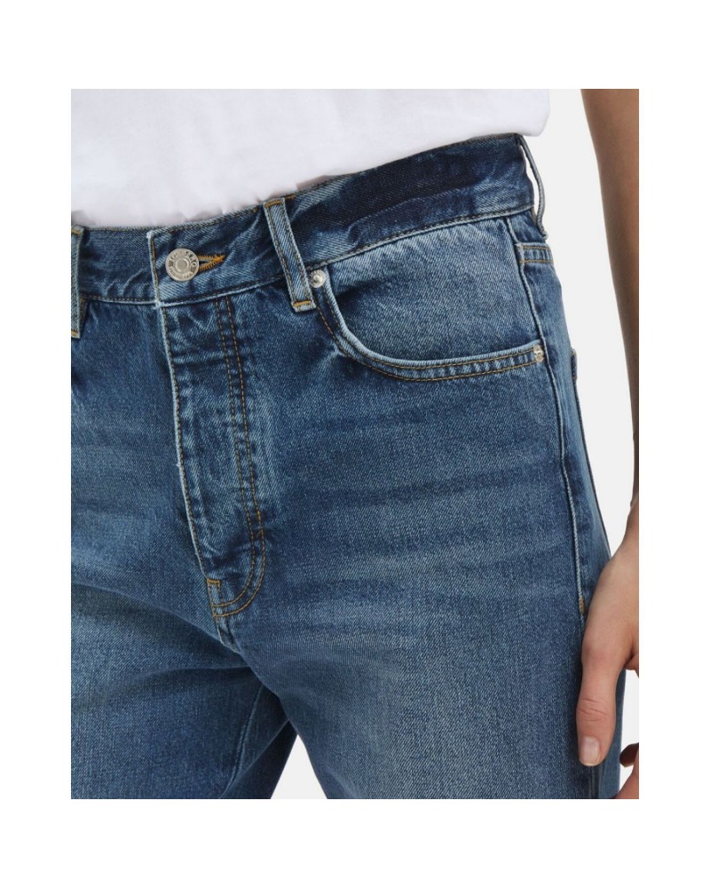 Niebieskie jeansy damskie