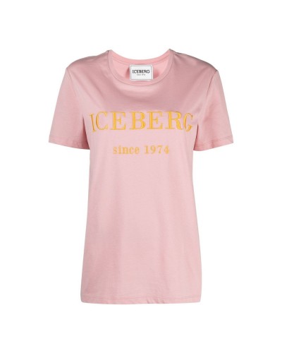 Różowy t-shirt