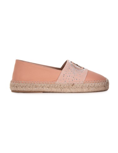 Beżowe zamszowe espadryle