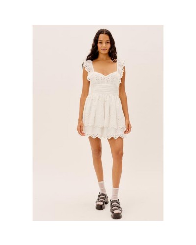 Biała sukienka mini