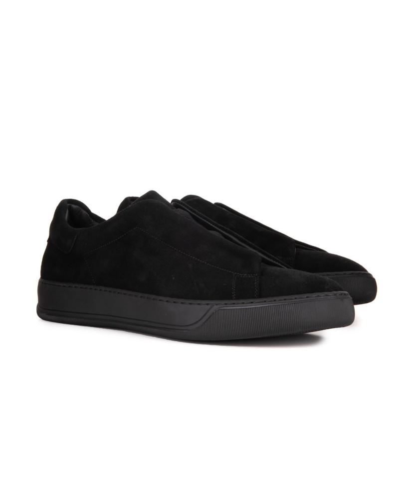 Czarne zamszowe sneakersy Czarne zamszowe sneakersy