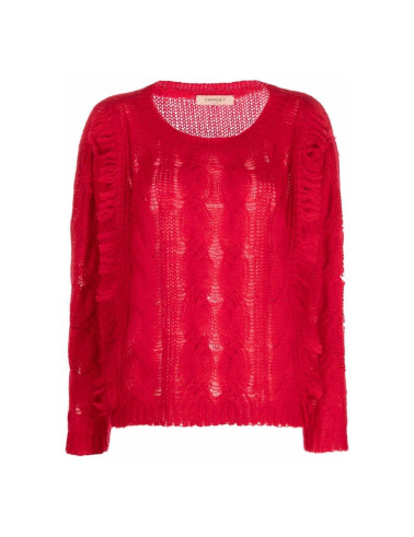 Czerwony sweter