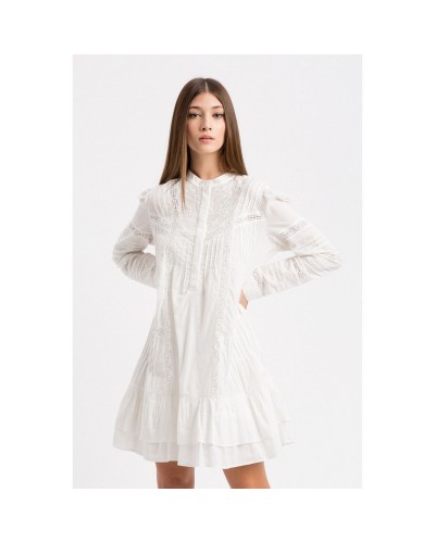 Biała sukienka mini
