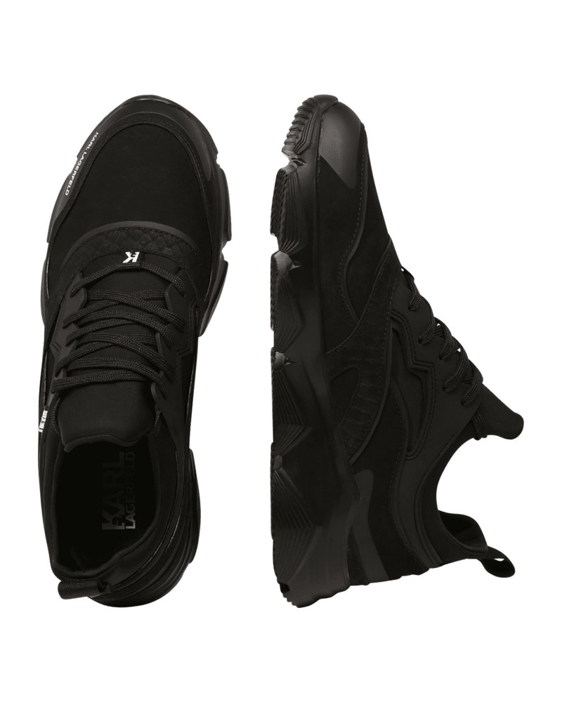 Czarne skórzane sneakersy męskie Czarne skórzane sneakersy męskie