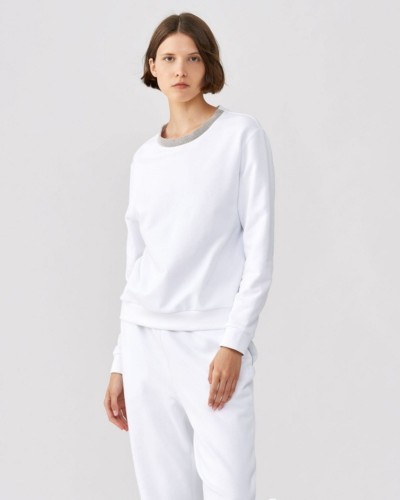 Biała bluza