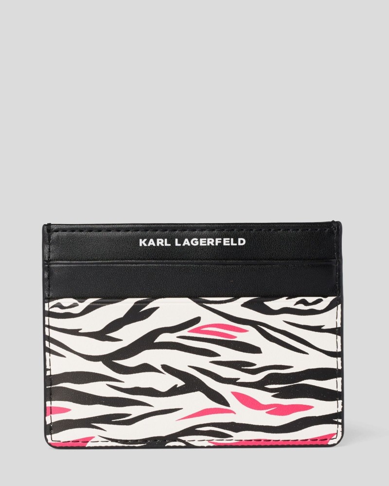 portfel-na-karty-zebra-220w3220-998-karl-lagerfeld portfel-na-karty-zebra-220w3220-998-karl-lagerfeld