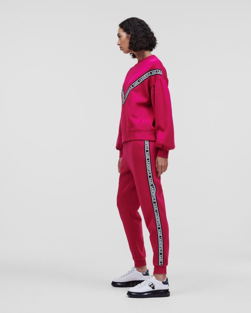 bluza-dresowa-z-logowaniem-fuksja-220w1802-554-karl-lagerfeld bluza-dresowa-z-logowaniem-fuksja-220w1802-554-karl-lagerfeld