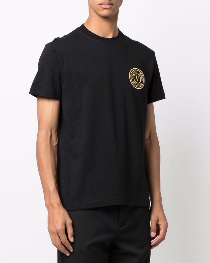 T-shirt męski czarny