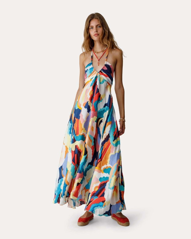 sukienka-dluga-w-print-forte-forte-9188-9068 sukienka-dluga-w-print-forte-forte-9188-9068