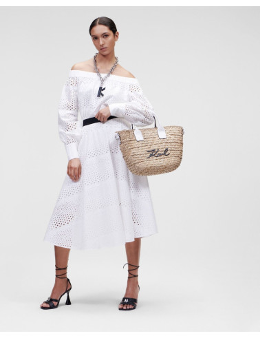 biala-spodniczka-midi-karl-lagerfeld-221w1203-100