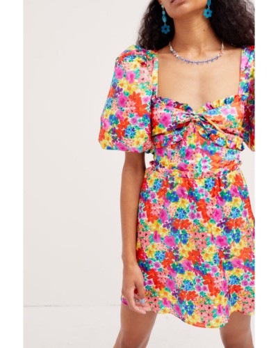Kolorowa sukienka mini