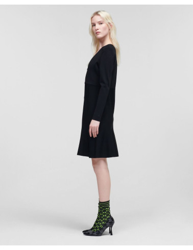 dzianinowa-sukienka-mini-karl-lagerfeld-225w1351-999