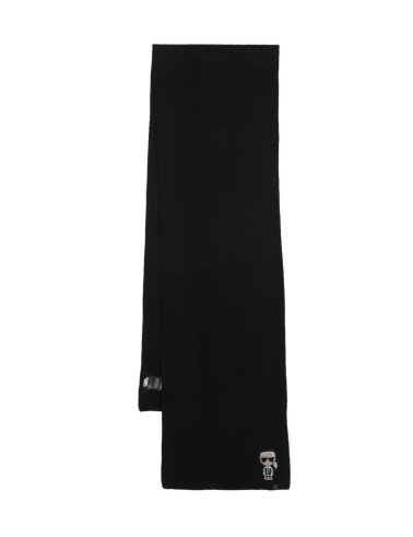 czarny-szalik-karl-lagerfeld-226w3305-999
