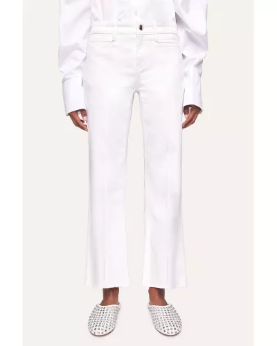 Szerokie spodnie białe