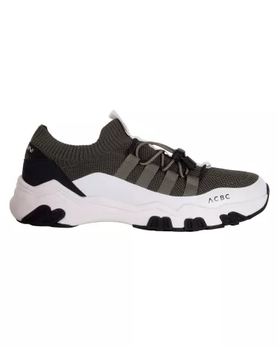 Sneakersy męskie khaki