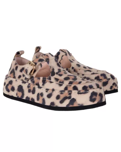 Półbuty w panterkę