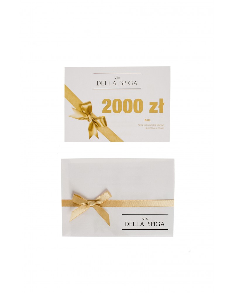 Bon upominkowy 2000zł Bon upominkowy 2000zł