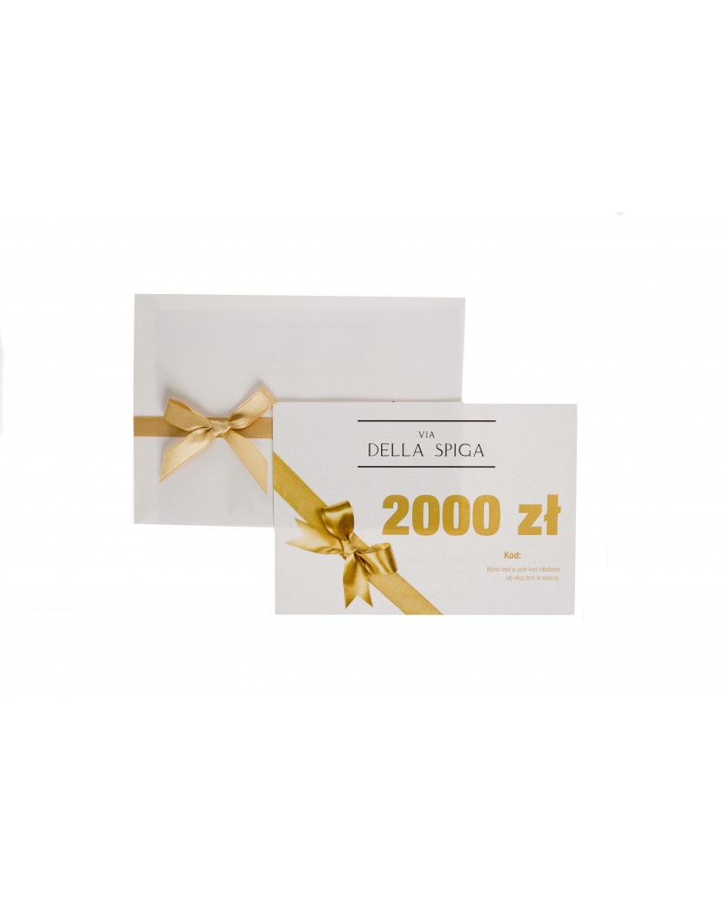 Bon upominkowy 2000zł Bon upominkowy 2000zł